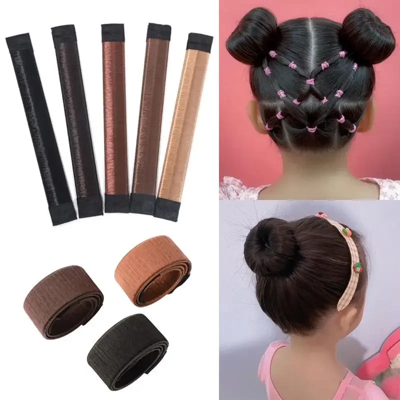 Donut Making Machine - 合成ドーナツヘッドバンド、ヘアバンドボール、パンメーカー、フレンチディッシュドヘアアクセサリー、女性、女の子の魔法のツール