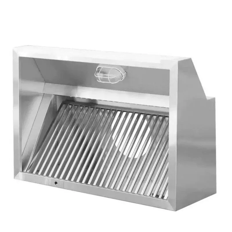Commercial Kitchen Hood Cleaning - 業務用厨房排煙フード 厚型ステンレス製油分離バッフル 簡単清掃 壁掛け式排気フード カスタムメイド