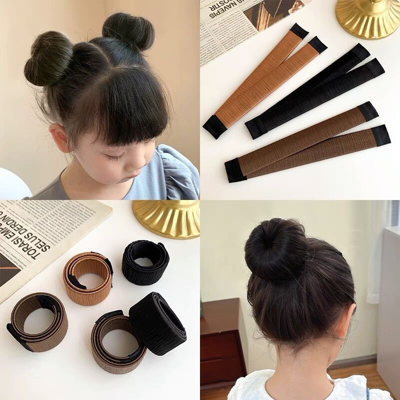 Donut Making Machine - レディガールヘアーアクセサリー甘いフレンチディッシュ製のヘアバンドボールツイストマジックdiyツールおだんごメーカー合成ドーナツ芽ヘッドバンド