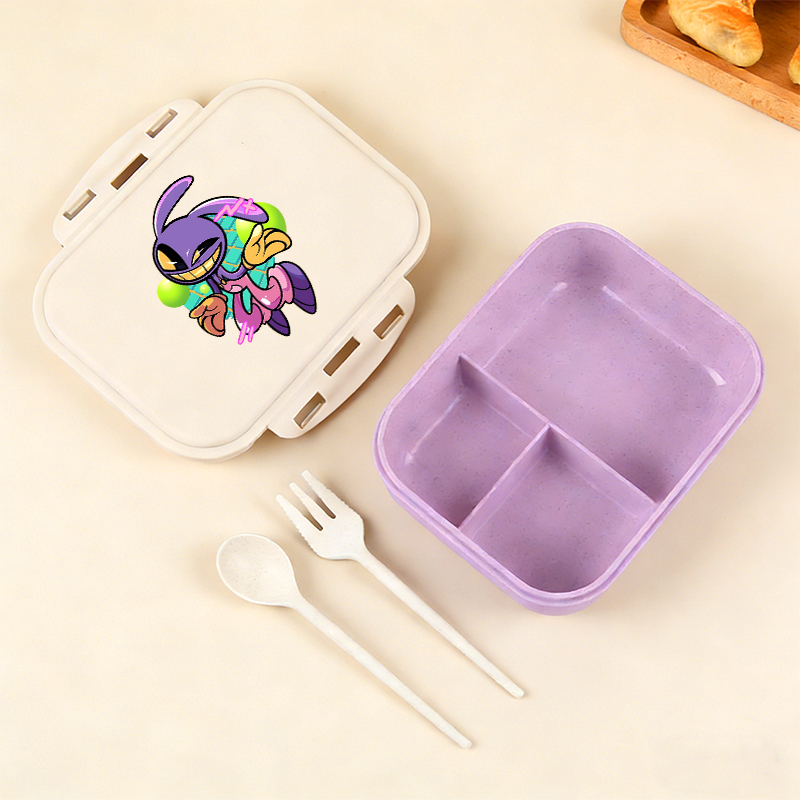 Commercial Kitchen Items - アニメアメージングデジタルサーカスランチボックスポータブル弁当箱学生用品食品収納ケース単層容量誕生日ギフト