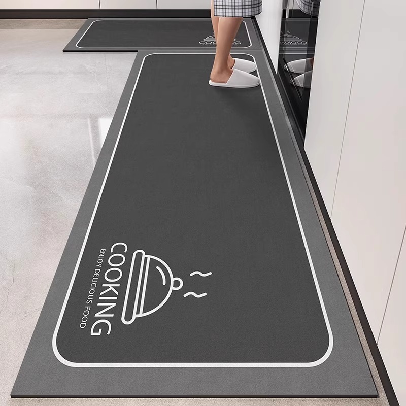 キッチンラグ キッチン専用カーペット 防水・油汚れ防止 ビニ - Commercial Kitchen Vinyl Flooring のレビューと価格