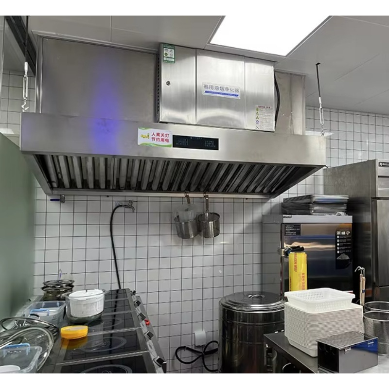 カスタマイズされた静電空気清浄機内蔵型ESP業務用厨房排気フ - Commercial Kitchen Hoods のレビューと価格