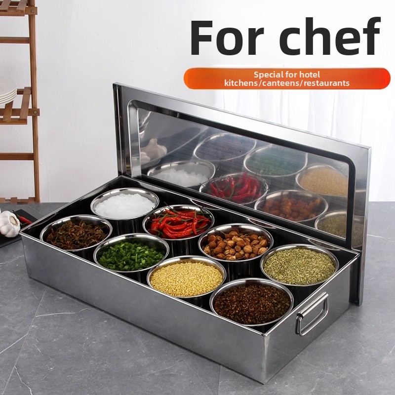 4Dキッチン管理用ステンレス製調味料ボックス 大型業務用調味 - Commercial Kitchen Management のレビューと価格