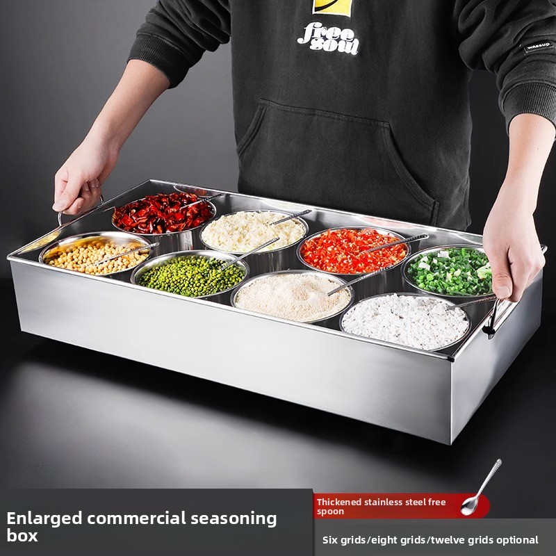 4Dキッチン管理用ステンレス製調味料ボックス 大型業務用調味 - Commercial Kitchen Management のレビューと価格