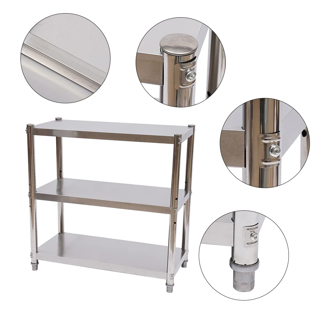 業務用ステンレス製作業台 80×40cm キッチン調理台 耐 - Commercial Kitchen Prep Table With Storage のレビューと価格