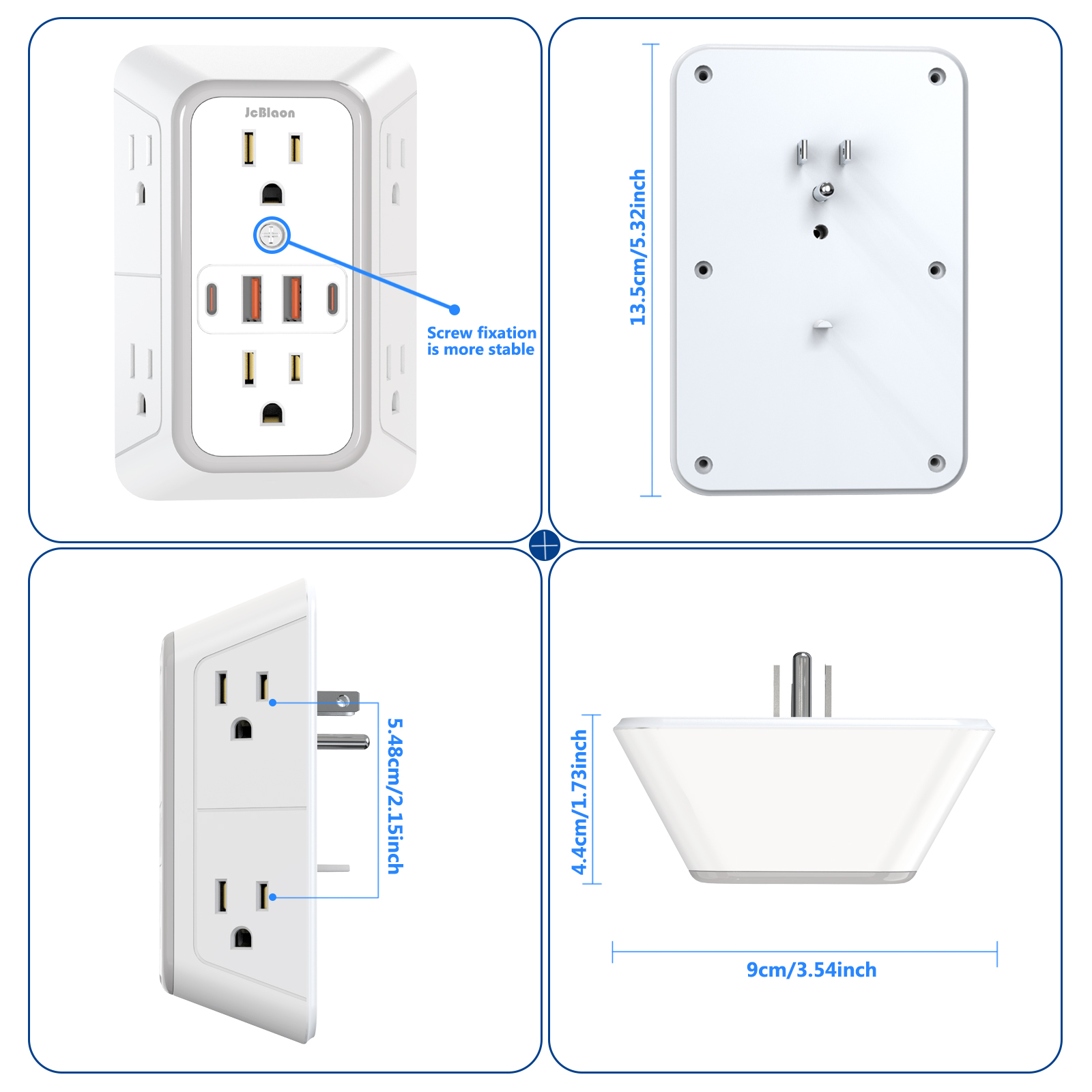 10-in-1 USプラグ電源タップ、サージプロテクター A - Commercial Kitchen In Residential Home のレビューと価格