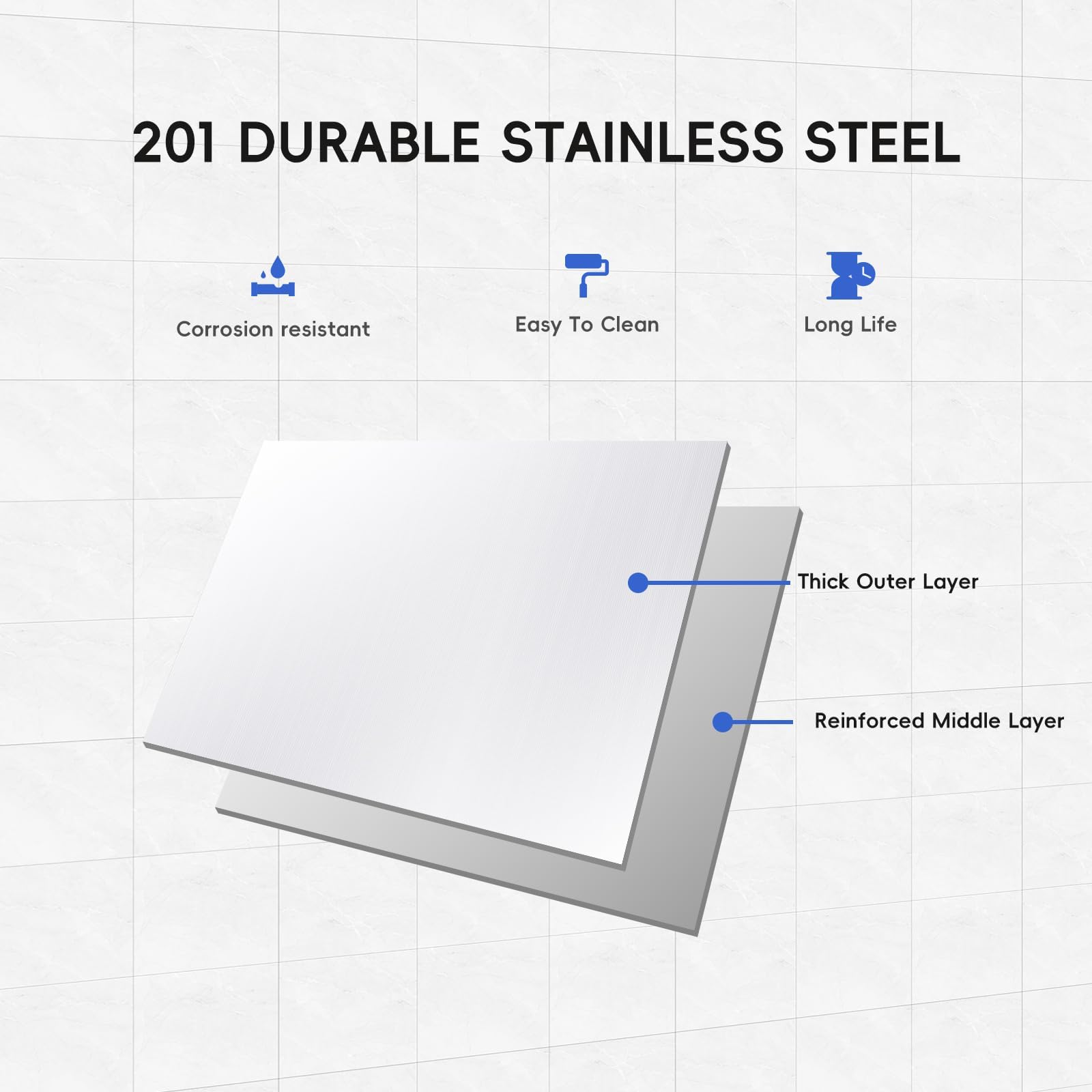 48x24ヘビーデューティー ステンレス製ワークテーブル 業 - Commercial Kitchen Prep Table With Storage のレビューと価格