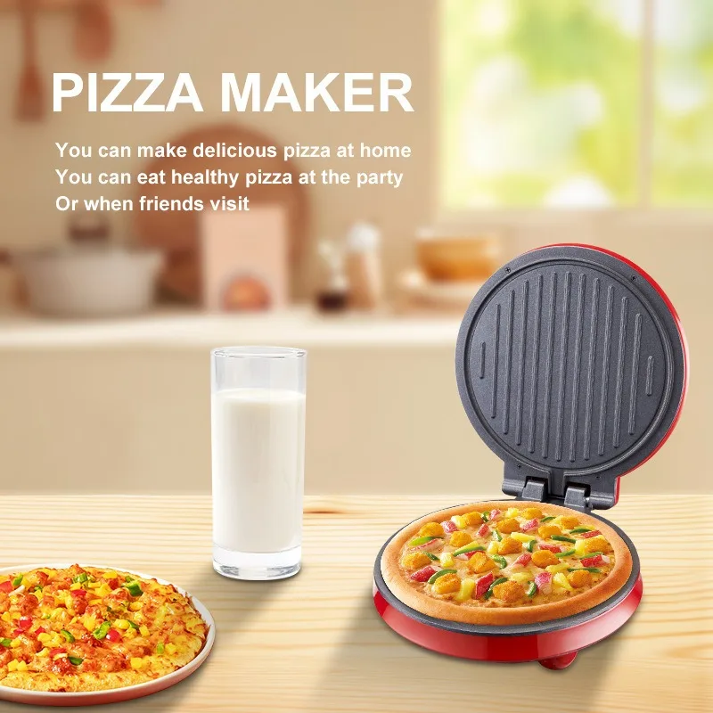 110V電気ピザマシン、両面加熱電気ケーキパン、パンケーキマ - Donut Making Machine のレビューと価格