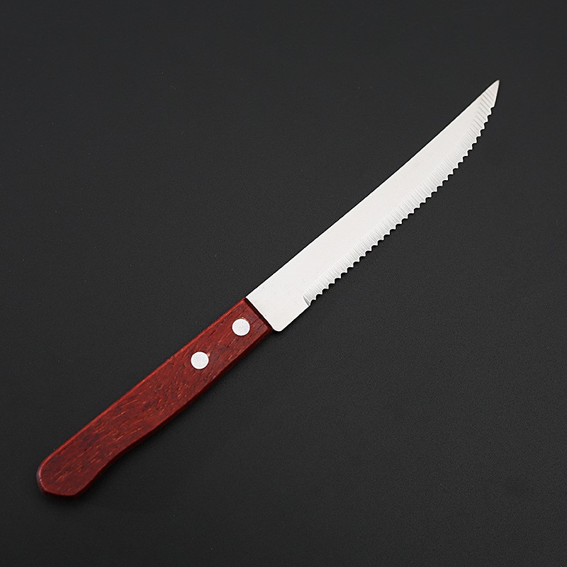 1-20 個ステンレス鋼ステーキナイフ木製ハンドルディナーシ - Commercial Kitchen Knives のレビューと価格