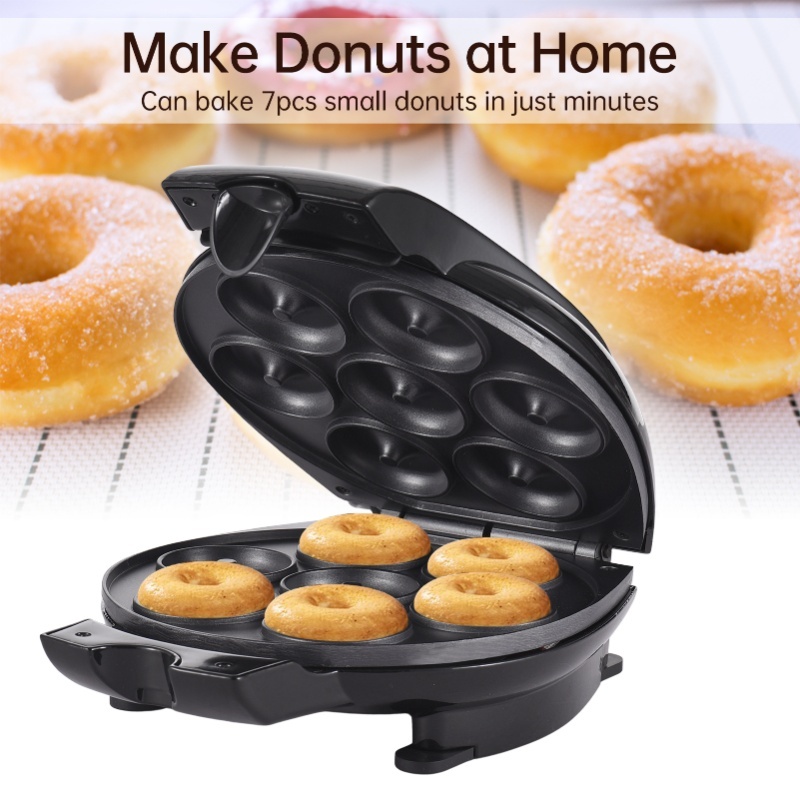 家庭用ミニドーナツメーカー電気ドーナツマシン700Wノンステ - Donut Making Machine のレビューと価格