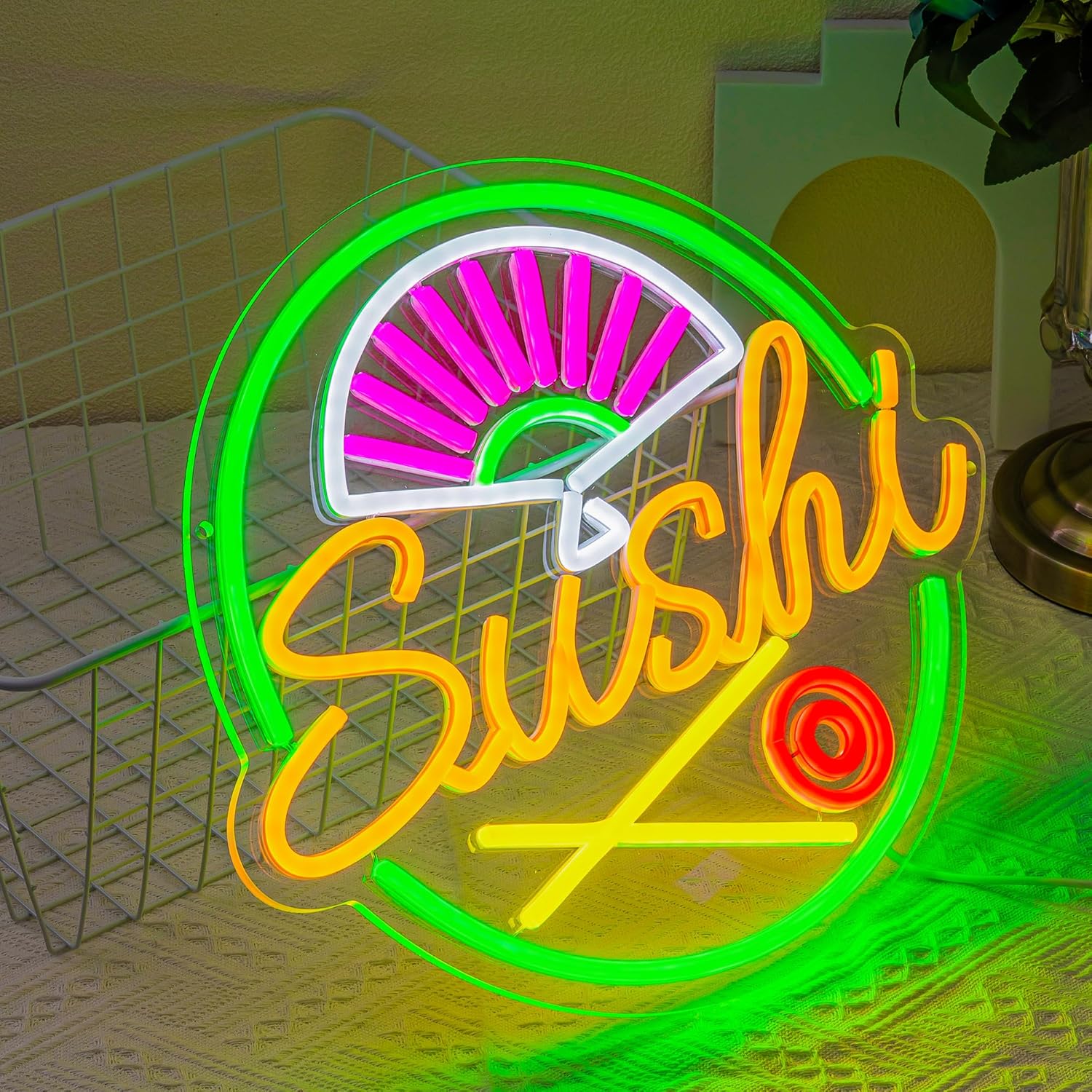 寿司ネオンサイン 壁装飾用 日本の寿司ネオンライト LED  - Commercial Kitchen Japanese のレビューと価格