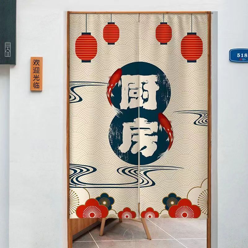 VIKAMAハーフカーテン ドア仕切り プライバシーファブリ - Commercial Kitchen Japanese のレビューと価格
