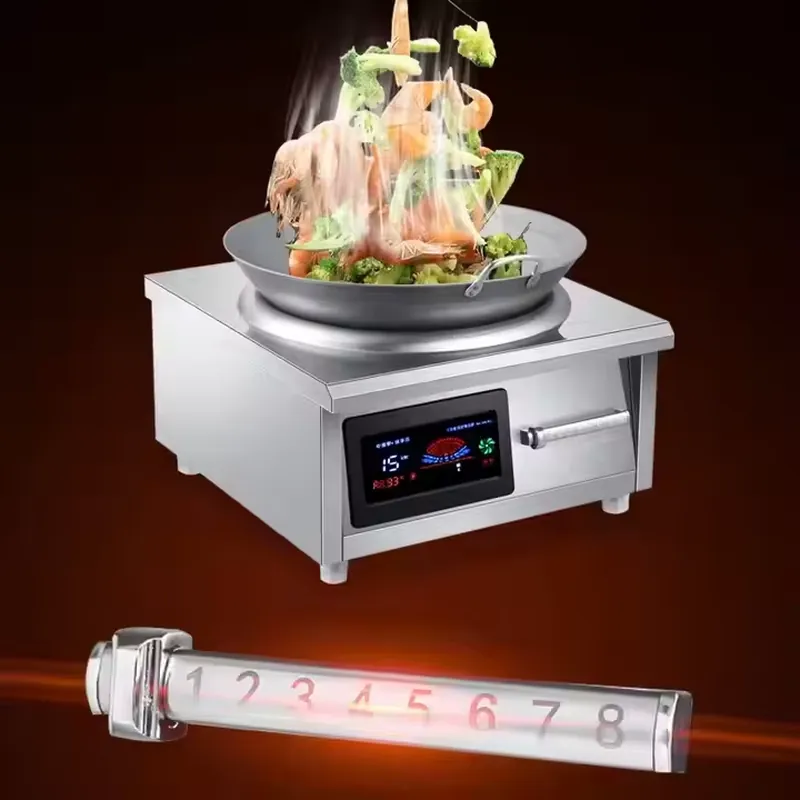 8000W電気シングルバーナー業務用厨房誘導調理器、セラミッ - Commercial Kitchen Installation のレビューと価格