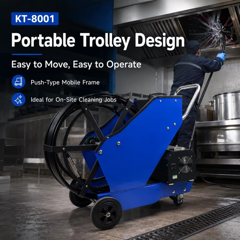 KT-8001 業務用油煙ダクト清掃装置 30mフレキシブル - Commercial Kitchen Maintenance のレビューと価格
