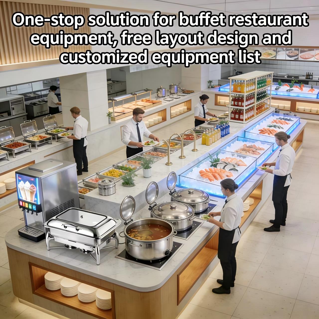 KFC業務用ファストフード機器セット キッチンレイアウト設計 - Commercial Kitchen Layouts のレビューと価格