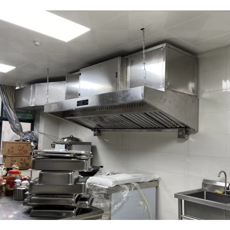 カスタマイズされた厨房排気フード内蔵静電空気清浄機ESP業務 - Commercial Kitchen Hoods のレビューと価格