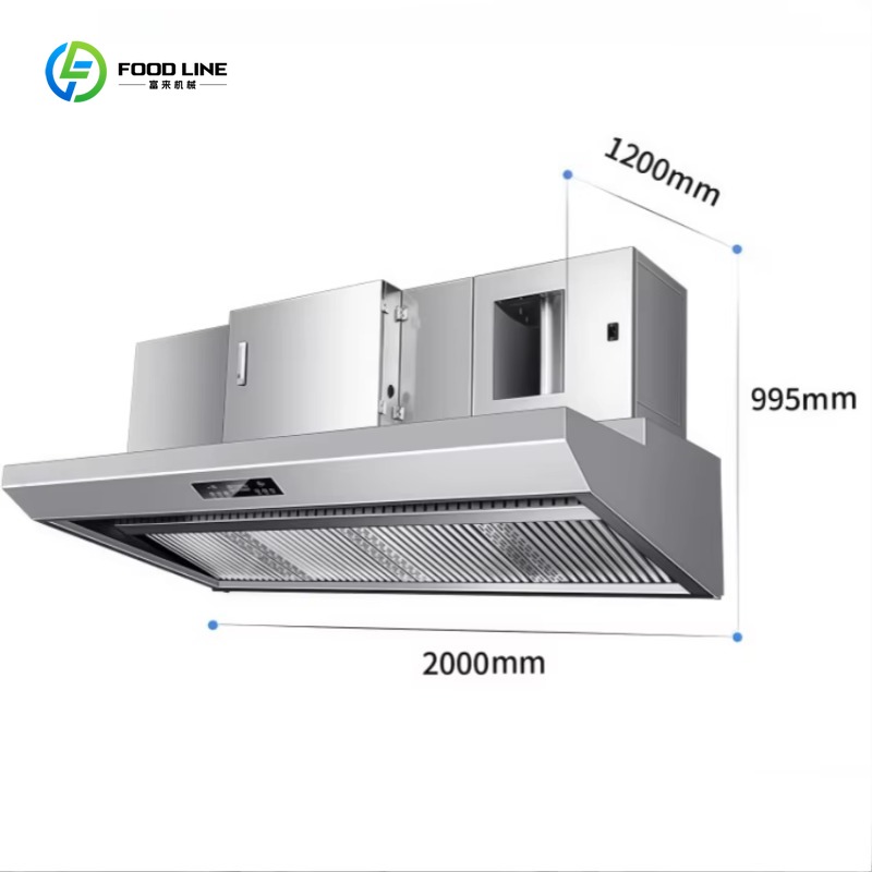 カスタマイズされた厨房排気フード内蔵静電空気清浄機ESP業務 - Commercial Kitchen Hoods のレビューと価格