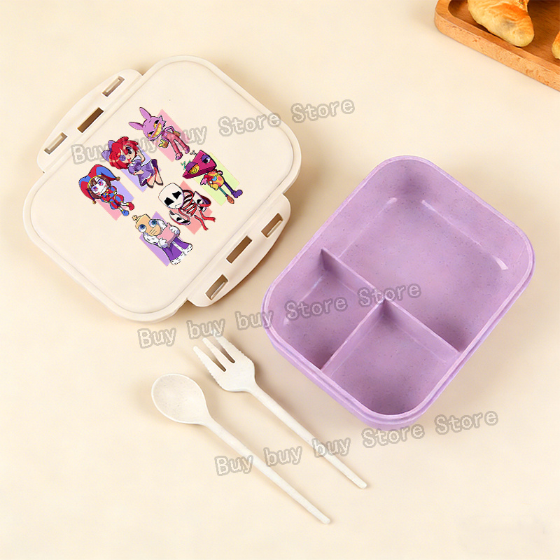 アニメアメージングデジタルサーカスランチボックスポータブル弁 - Commercial Kitchen Items のレビューと価格