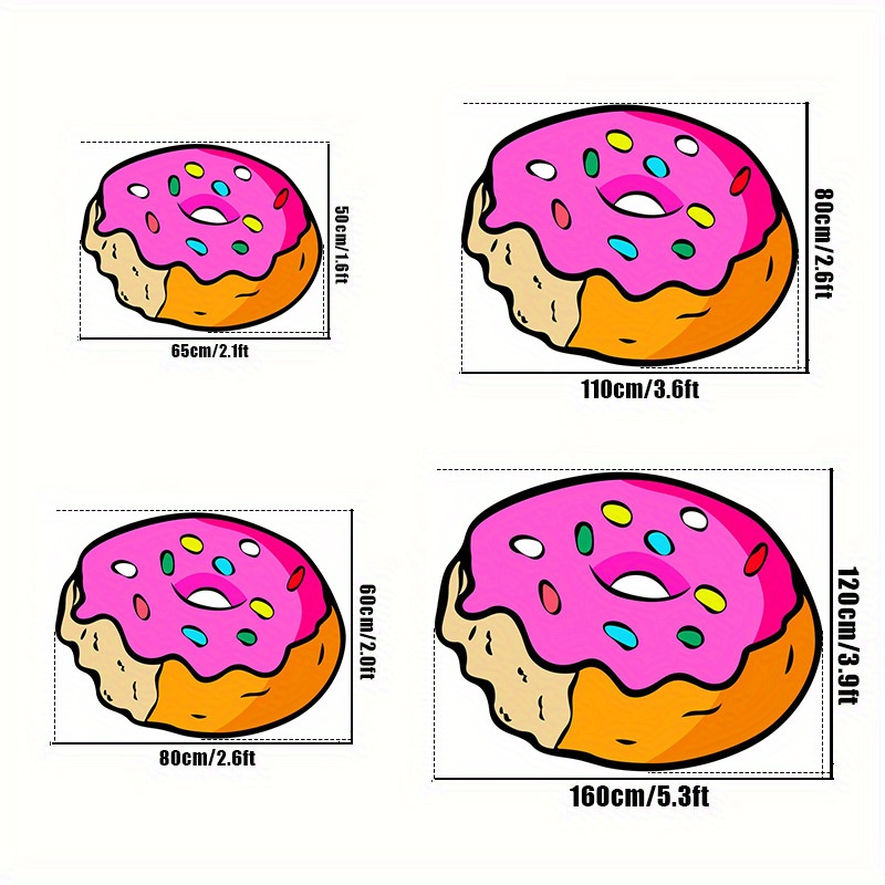 VIKAMA ドーナツラグ 騒音軽減、洗える玄関廊下ドアマッ - Donut Making Machine のレビューと価格