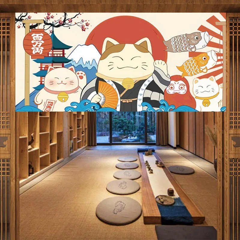 VIKAMA 日本の富士着物のれん ドアカーテン ベルクロパ - Commercial Kitchen Installation のレビューと価格