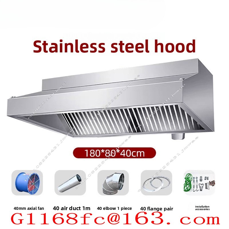 業務用厨房、土製コンロ、大風量カバー用ステンレス製排気フード - Commercial Kitchen Hoods のレビューと価格