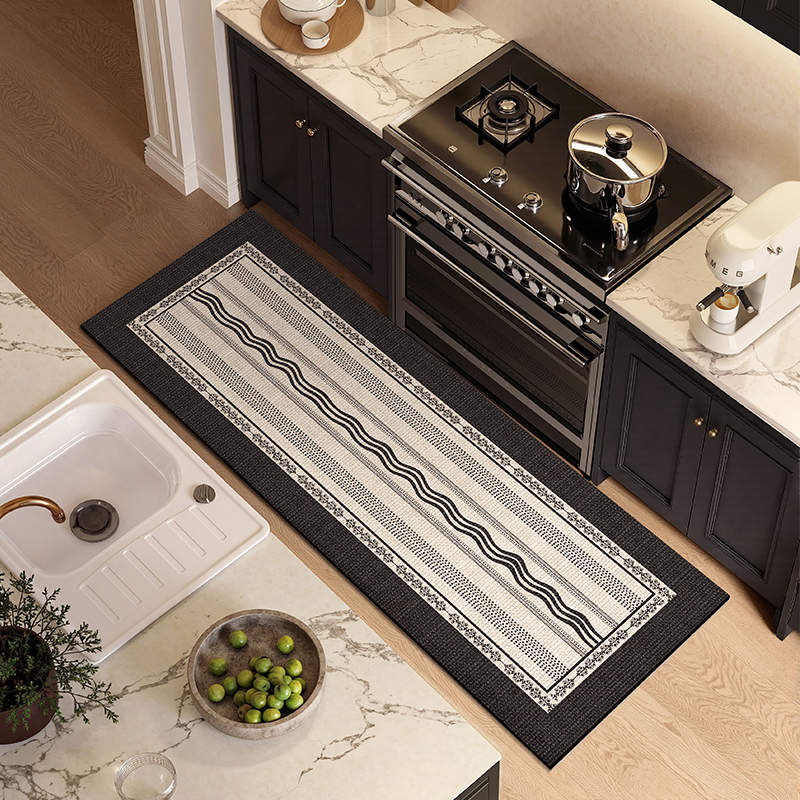 キッチンフロアマット滑り止め抗疲労カーペットPVCレザー防水 - Commercial Kitchen Vinyl Flooring のレビューと価格